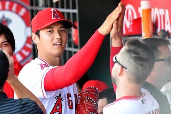 歴史的なメジャーデビューを飾った大谷翔平【写真:Getty Images】