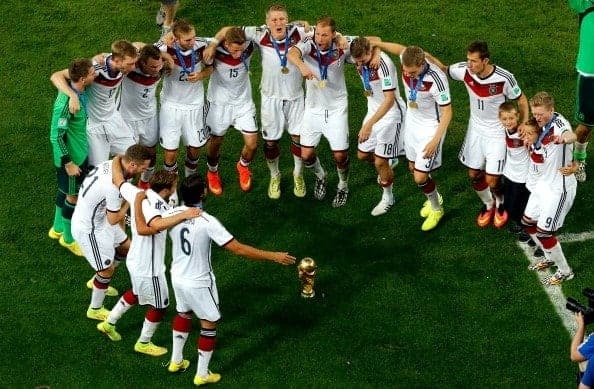 2014W杯を制したドイツ　photo/Getty Images