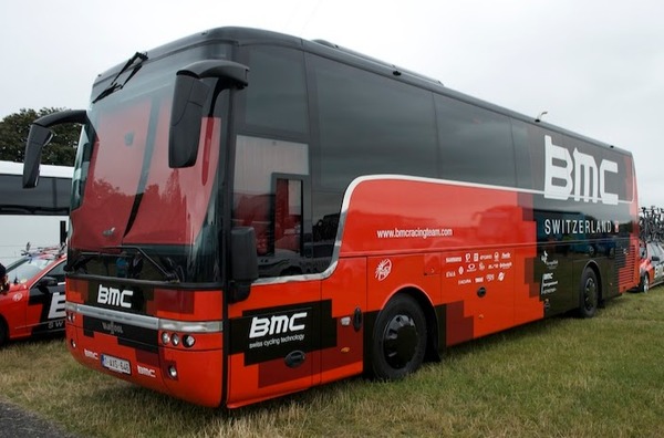 BMCレーシングのチームバス（ツール・ド・フランス14）
