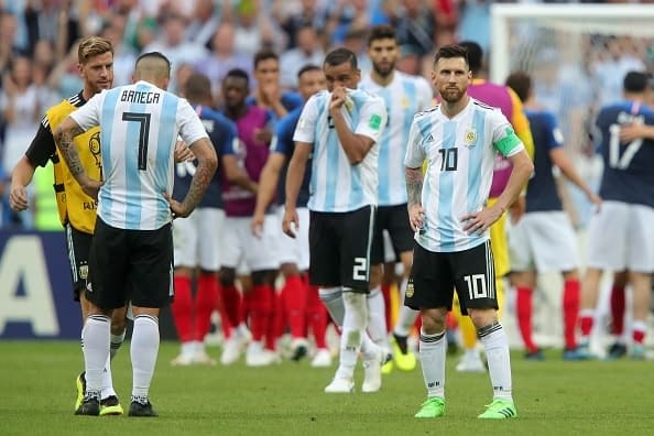 アルゼンチンもベスト16で姿消す　photo/Getty Images