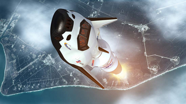 7人乗り再使用型有翼宇宙船、ドリームチェイサーのイメージ