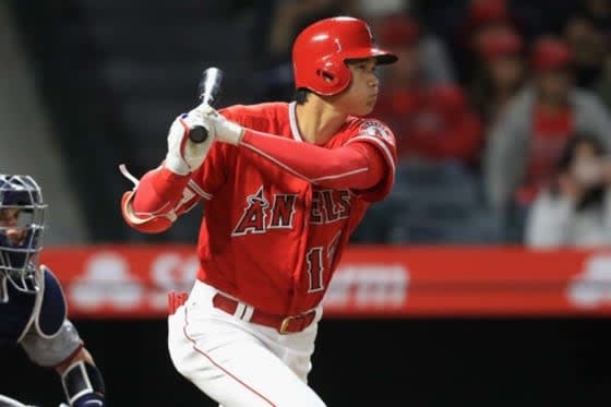 マルチ安打を放ち勝利に貢献したエンゼルス・大谷翔平【写真：Getty Images】