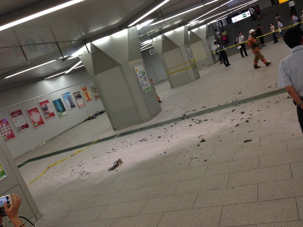 浦和駅（2014年7月29日19時ころ）