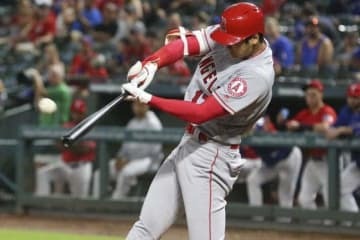 13号3ランを放ったエンゼルス・大谷翔平【写真：AP】