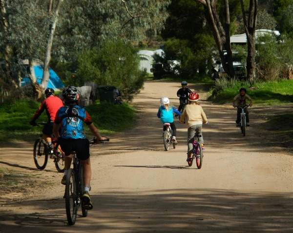 Kids cycling