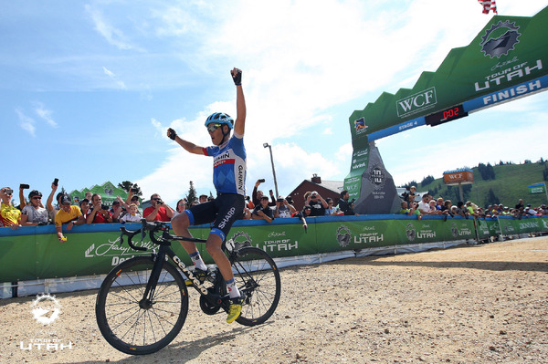 2014年ツアー・オブ・ユタ第4ステージ、トーマス・ダニエルソン（ガーミン・シャープ）が優勝