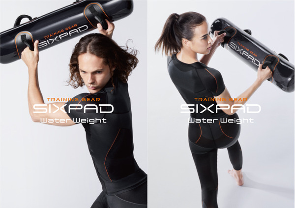 家庭用EMSのSIXPADから水の力で体幹を鍛える「SIXPAD Water Weight」登場