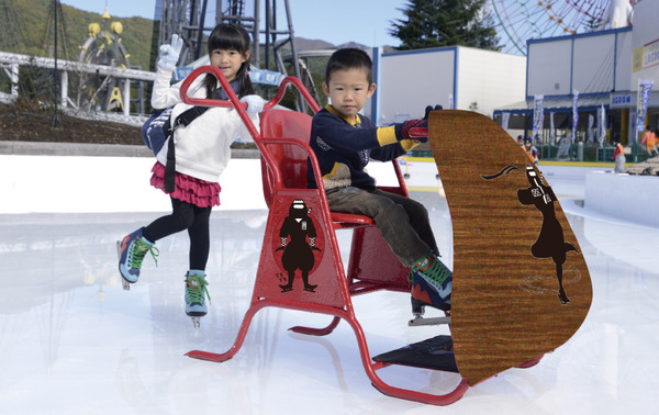 遊園地ぐりんぱ屋外スケートリンク「氷の忍者道場」が11/17オープン