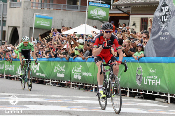 2014年ツアー・オブ・ユタ第7ステージ、カデル・エバンス（BMCレーシング）がステージ優勝