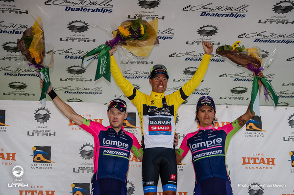 2014年ツアー・オブ・ユタ第7ステージ、トーマス・ダニエルソン（ガーミン・シャープ）が総合優勝