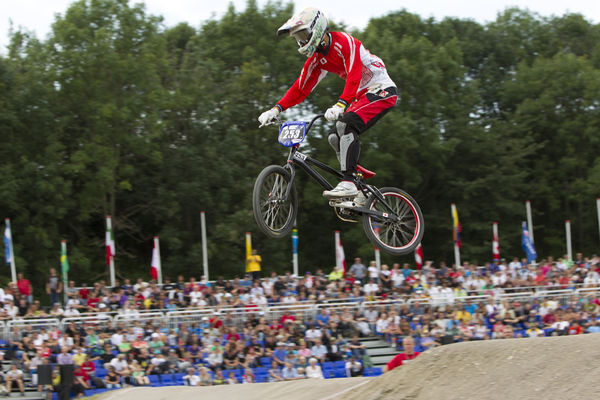 　デンマークのコペンハーゲンで開催されているBMX世界選手権は7月29日、タイムトライアルが行われ、男子ジュニアの長迫吉拓がスーパーファイナル進出を決めた。