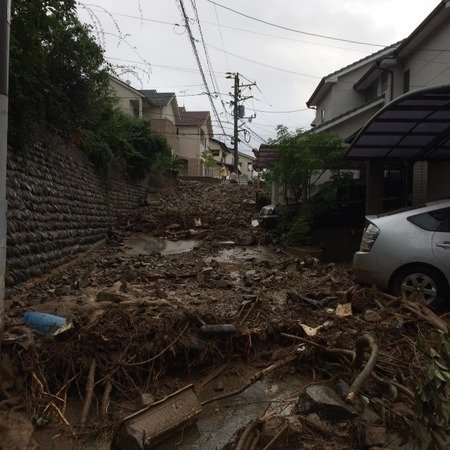 広島で起こった土砂災害