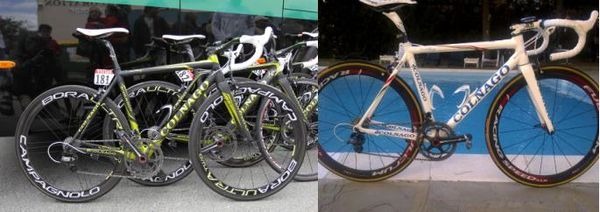 　コルナゴの2012年モデル、C59に2つの新色が追加された。新城幸也が所属するヨーロッパカーの新しいチームカラー CSLMと、9月25日にデンマークのコペンハーゲンで行われる世界選手権ロードレースにイタリア代表として参戦するコルナゴCSF-イノックスのマヌエル・べレッ