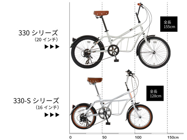 街乗りカーゴバイク16インチミニベロ「ロードヨット330-S」発売