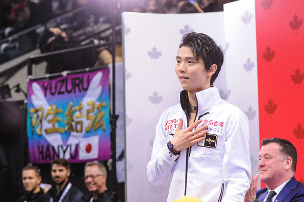 羽生結弦、スケートカナダ初優勝に「やっとここで勝てた」　インタビュー動画が公開