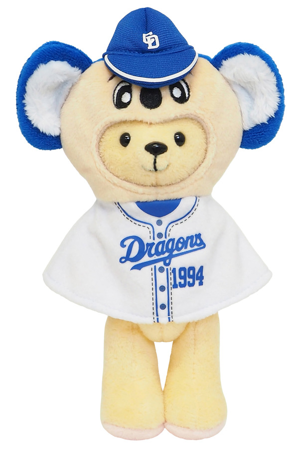中日ドラゴンズ仕様のぬいぐるみマスコット「くまめいと」が登場