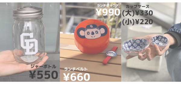 ドアラのレトロなランチグッズ「ドラゴンズ ランチシリーズ」発売