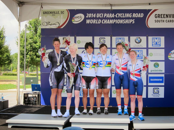 鹿沼由里恵がパラサイクリングロード世界選手権で金メダル