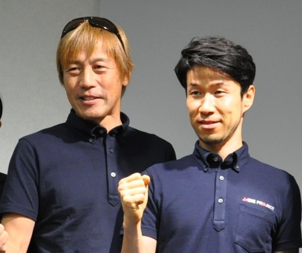 ブラッキー中島氏（左）、栗村修氏