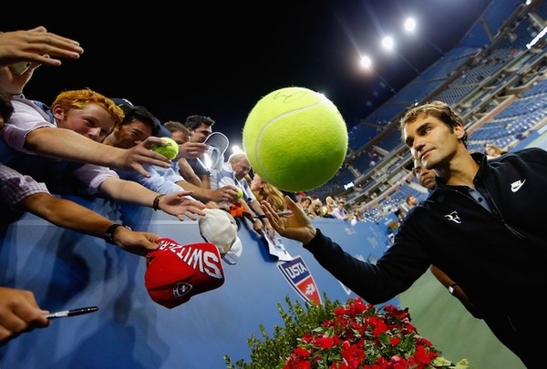 フェデラー（9月4日）　(c) Getty Images