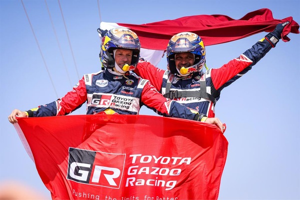 【ダカール・ラリー】TOYOTA GAZOO Racingのナッサー・アルアティヤ組が総合優勝「最高の気分！」　アリ・バタネンの4度制覇に並ぶ