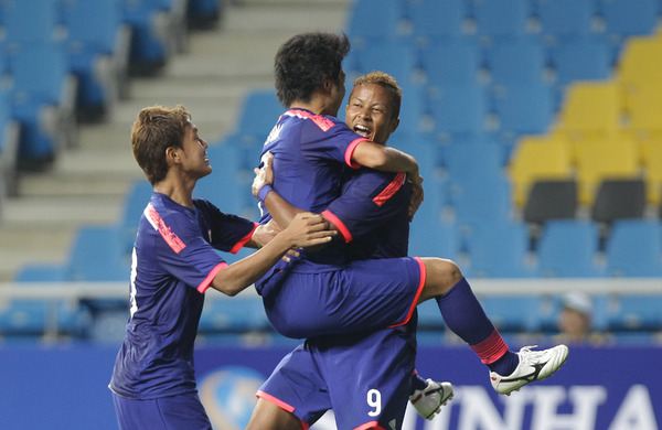 アジア大会、U-21日本代表vsクウェート（2014年9月14日）（c）Getty Images