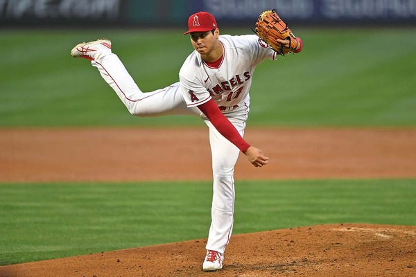 【MLB】大谷翔平の投球は「別次元に上昇中」　米メディアが球速アップと与四球減に注目