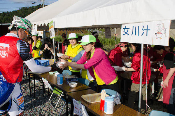 美味しい女川汁がもらえました（ツール・ド・東北14）