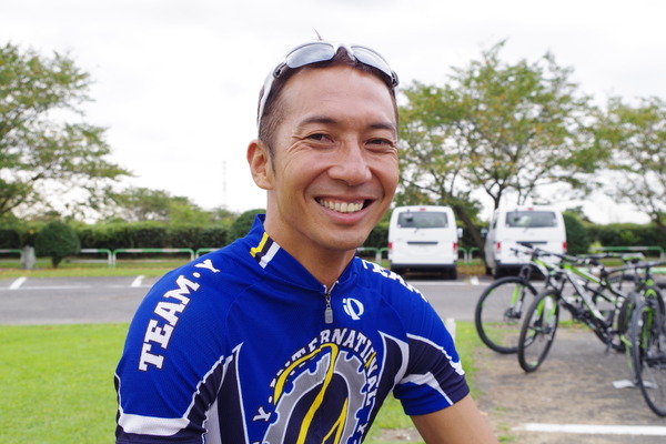 ワイ・インターナショナルの伊藤孝彦社長、試乗会の前には各ブランド担当者と約60kmのサイクリングを楽しんだとのこと