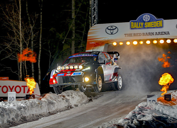 【WRC】第2戦ラリー・スウェーデン 2019年王者オィット・タナックが首位、ロバンペラが4位浮上