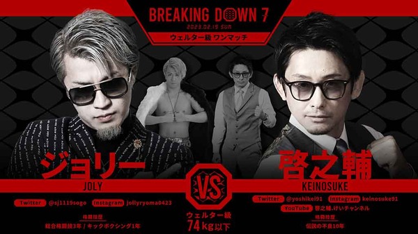 【BreakingDown7】啓之輔、判定不服に批判相次ぎ“ツイッター辞める”宣言　安保瑠輝也も指摘「相撲ではない」