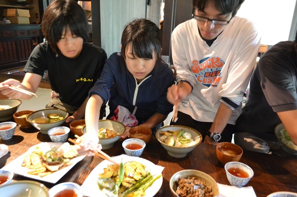 絶品！古民家で味わう自然農法の天丼