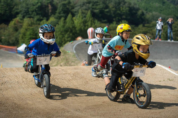 3歳～5歳のランニングバイククラス（2014JBMXFシリーズ第5戦）