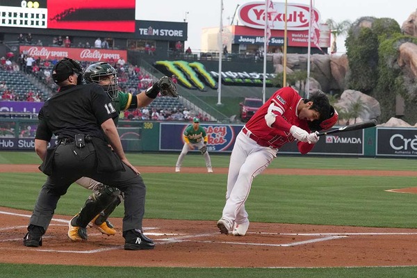 【MLB】大谷翔平、104マイル弾丸二塁打で得点機演出　エンゼルスは一時大逆転も…救援失敗で痛恨敗戦