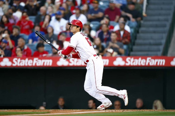 【MLB】大谷翔平、一昨年“2連発”右腕から176キロ弾丸二塁打　その快足に実況は「アフターバーナーだ」と驚き