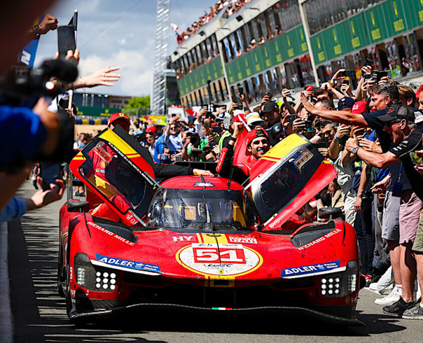 【WEC】第4戦ル・マン24時間　雨、大クラッシュ…トヨタ6連覇ならず2位、フェラーリが100周年記念大会を制す