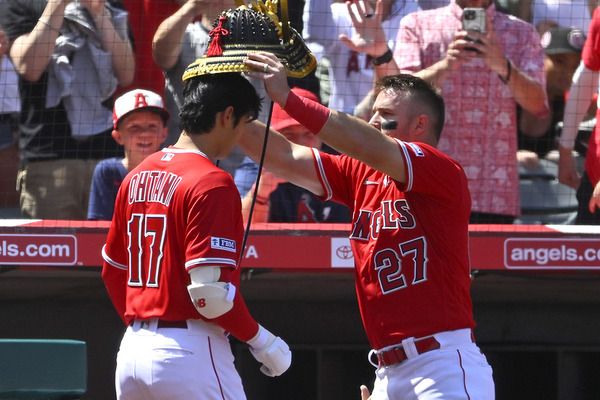 【MLB】大谷翔平、トラウトが「2球連続」トラウタニ弾でワイルドカード圏内浮上　「しあわせな父の日」と実況も歓喜