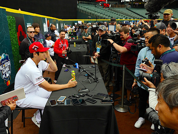 【MLBオールスター2023】大谷翔平は「打ったことがないのでホームラン打ちたい」と意気込み語る　メディアデー