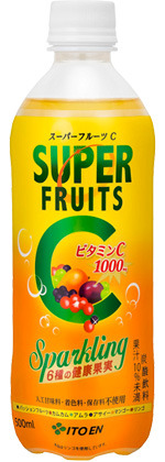 スーパーフルーツ×ビタミンC1000mg、6種の健康果実…大人の炭酸