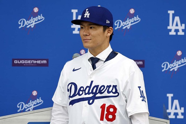 【MLB】「自分は負けず嫌い」山本由伸、大谷翔平も射止めたドジャース“勝利への執念”が決め手に　現地メディアに語る