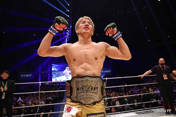 【RIZIN.45】朝倉海、大晦日の“呪縛”を解くアーチュレッタ狩りのテンカオ葬　「兄貴も来年、チャンピオンに」