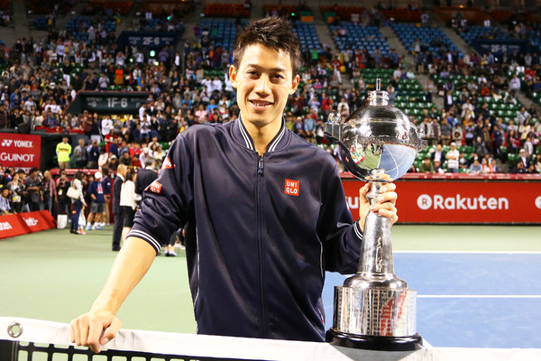 錦織圭（2014年10月5日）（c）Getty Images