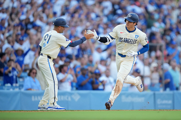 【MLB】大谷翔平、17戦9発にOPSは驚愕の「1.355」　1番起用に応える好スタッツ、現地記者が今後に言及「ベッツが復帰しても……」