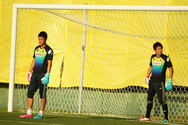 川島と西川の争いにも目が離せない　参考画像（2014年6月11日）（c）Getty Images