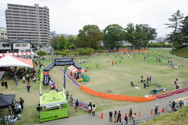 会場の宇都宮城址公園（ジャパンカップシクロクロス14)