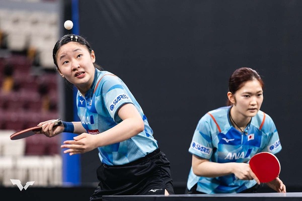 張本美和、木原美悠ペアが世界2位の大藤沙月、横井咲桜ペアと注目マッチアップ　アジア卓球でも熱戦、屈指の若手ペア同士の戦い【WTTスターコンテンダードーハ】