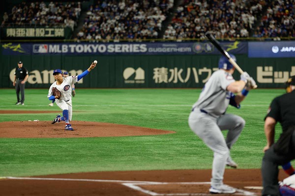 【MLB】今永昇太、全69球の公式投球データ詳細　昨季超え“高回転”フォーシームで無安打投球【3月18日ドジャース戦】