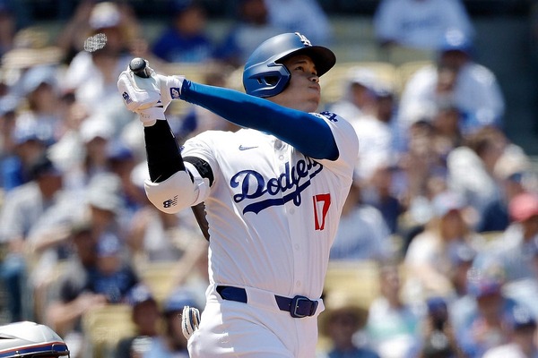 【MLB】大谷翔平、“激走”内野安打で今季7度目猛打賞も……ドジャースは計5安打で3連敗　菊池雄星との花巻東対決は3打数2安打