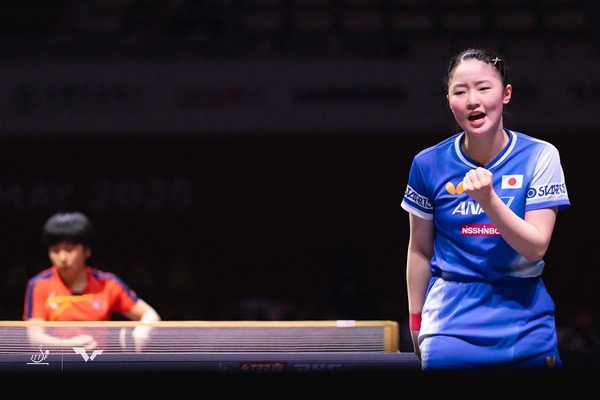 張本美和、金琴英とのフルゲーム激闘制しリベンジ成功　北朝鮮の難敵退け4回戦へ、シンガポール勢と激突【世界卓球2025】