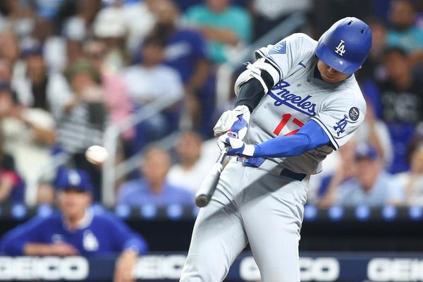 【MLB】大谷翔平、好相性の左腕からナックルカーブ仕留め“179キロ右前打”　山本由伸先発で5試合ぶり44号にも期待
